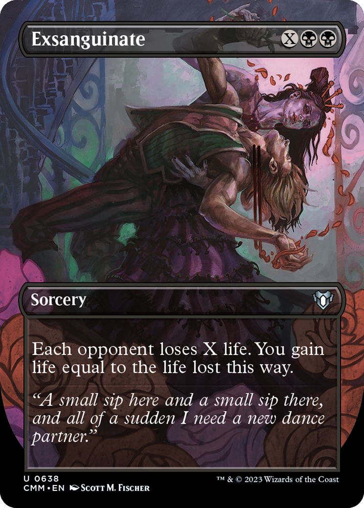 Exsanguinate (CMM-638) [Commander Masters] (Borderless)