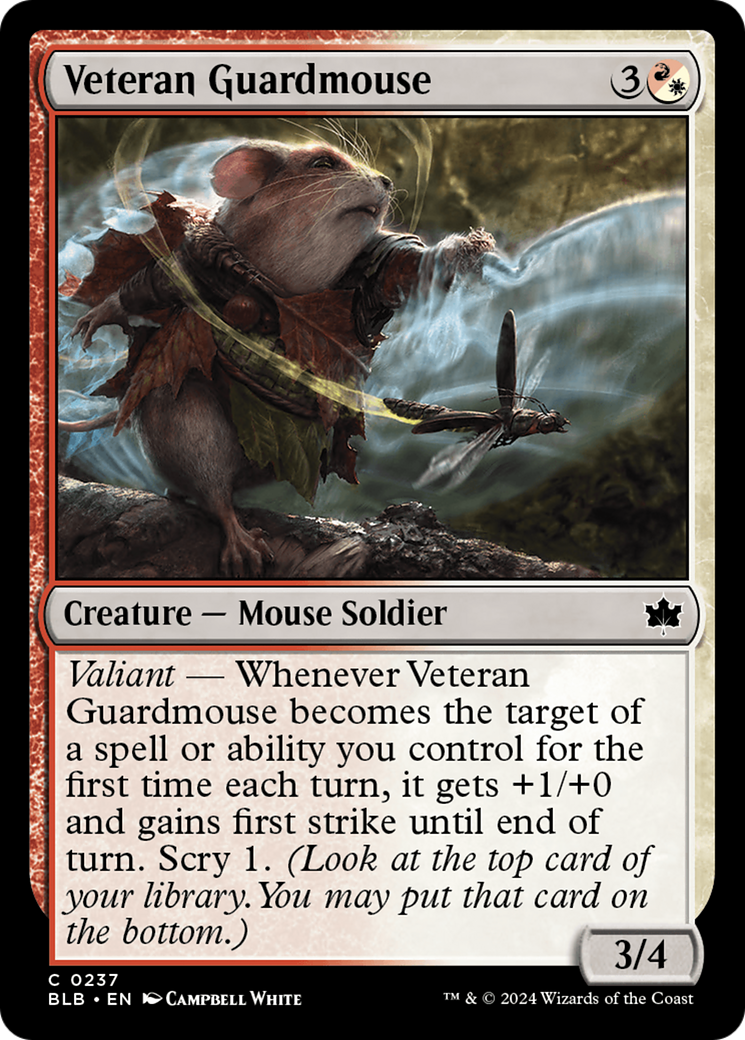 Veteran Guardmouse (BLB-237) [Bloomburrow]