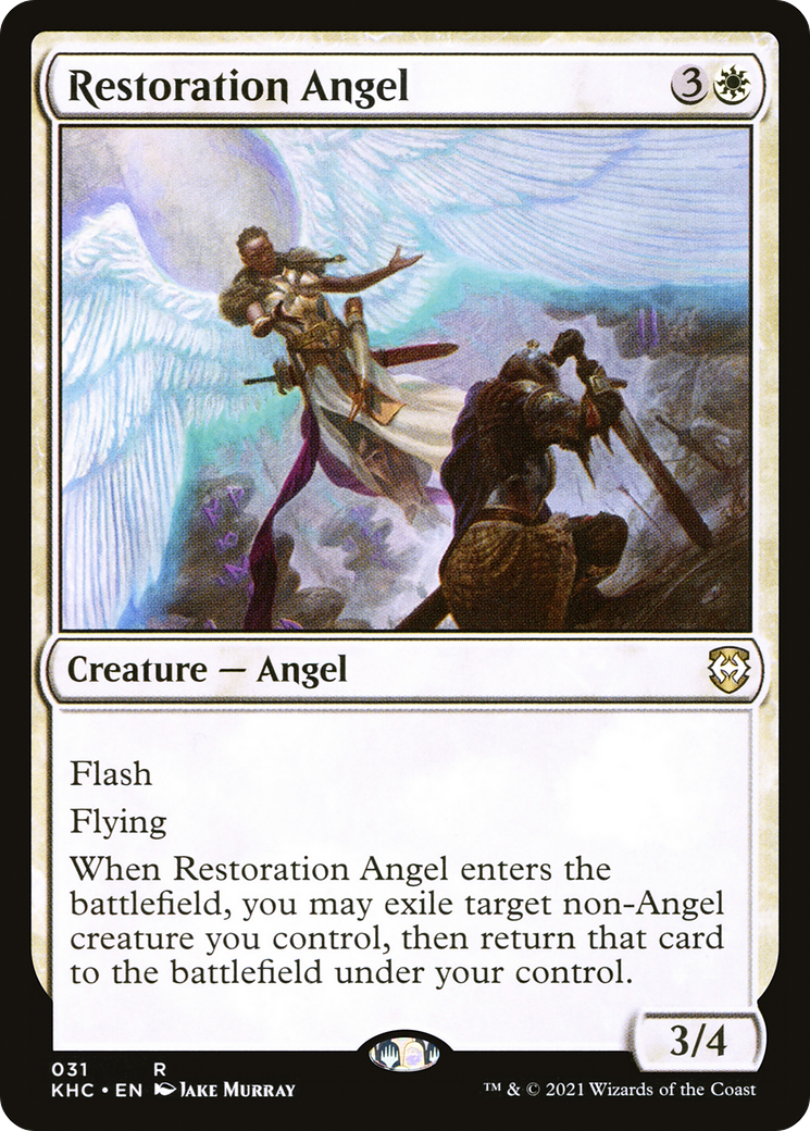 Restoration Angel (KHC-031) [Kaldheim Commander]