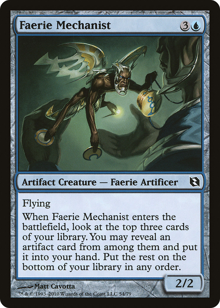 Faerie Mechanist (DDF-054) [Duel Decks: Elspeth vs. Tezzeret]