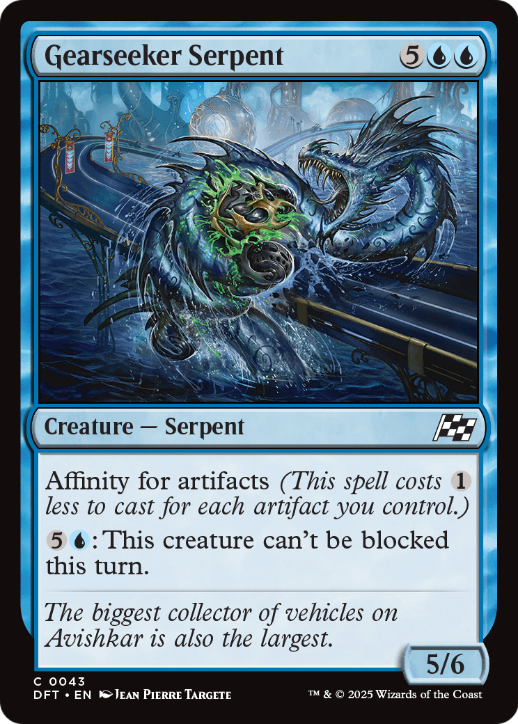 Gearseeker Serpent (DFT-043) [Aetherdrift] Foil