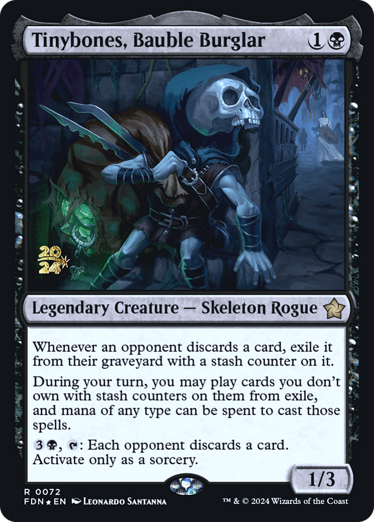 Tinybones, Bauble Burglar (PRE-72S) [Foundations Promos] Foil