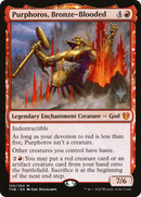 Purphoros, Bronze-Blooded (PPTHB-150P) [Promo Pack: Theros Beyond Death Promos]