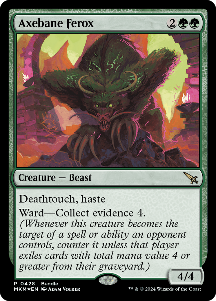 Axebane Ferox (UMP-428) [Murders at Karlov Manor] Foil