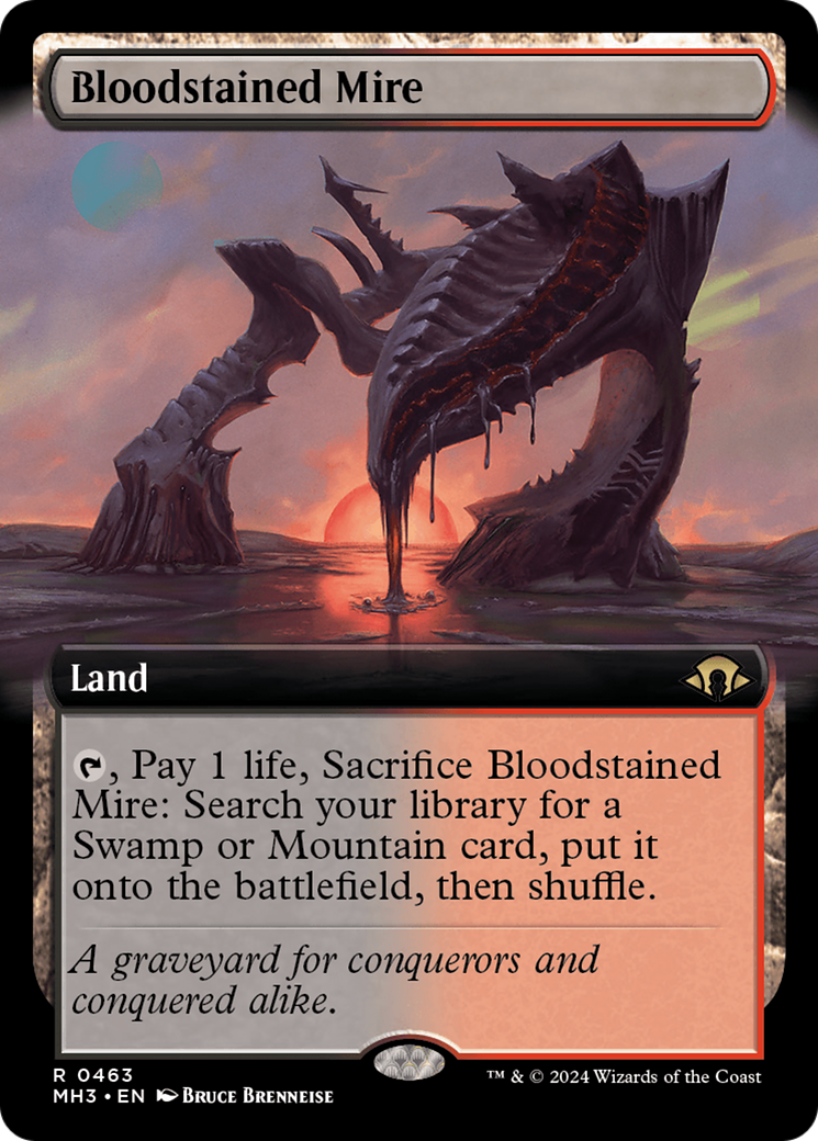 Bloodstained Mire (MH3-463) [Modern Horizons 3]: (Extended Art) Foil