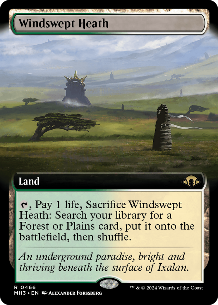 Windswept Heath (MH3-466) [Modern Horizons 3]: (Extended Art) Foil