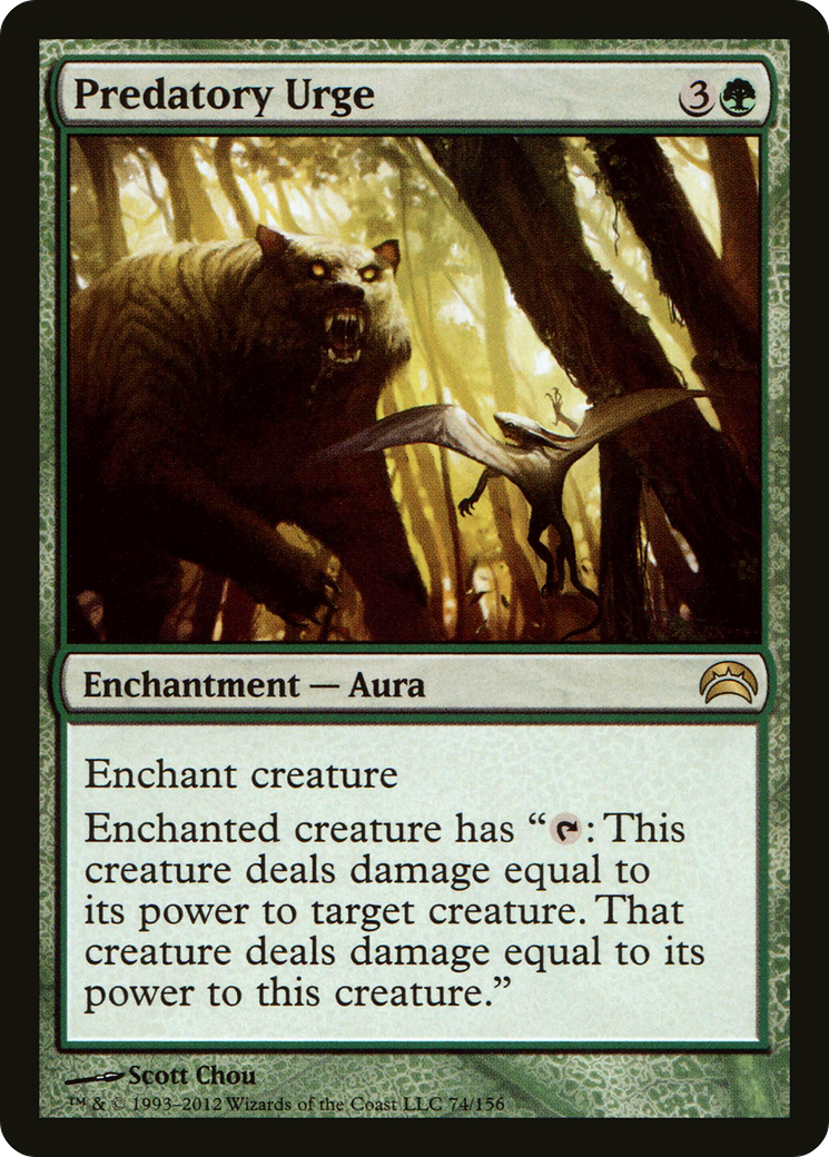 Predatory Urge (PC2-074) [Planechase 2012]
