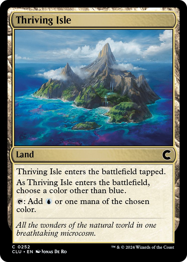 Thriving Isle (CLU-252) [Ravnica: Clue Edition]