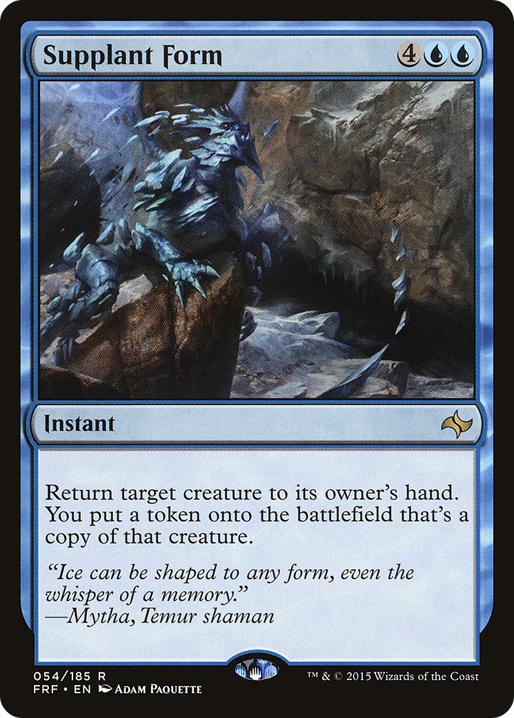 Supplant Form (FRF-054) [Fate Reforged] Foil