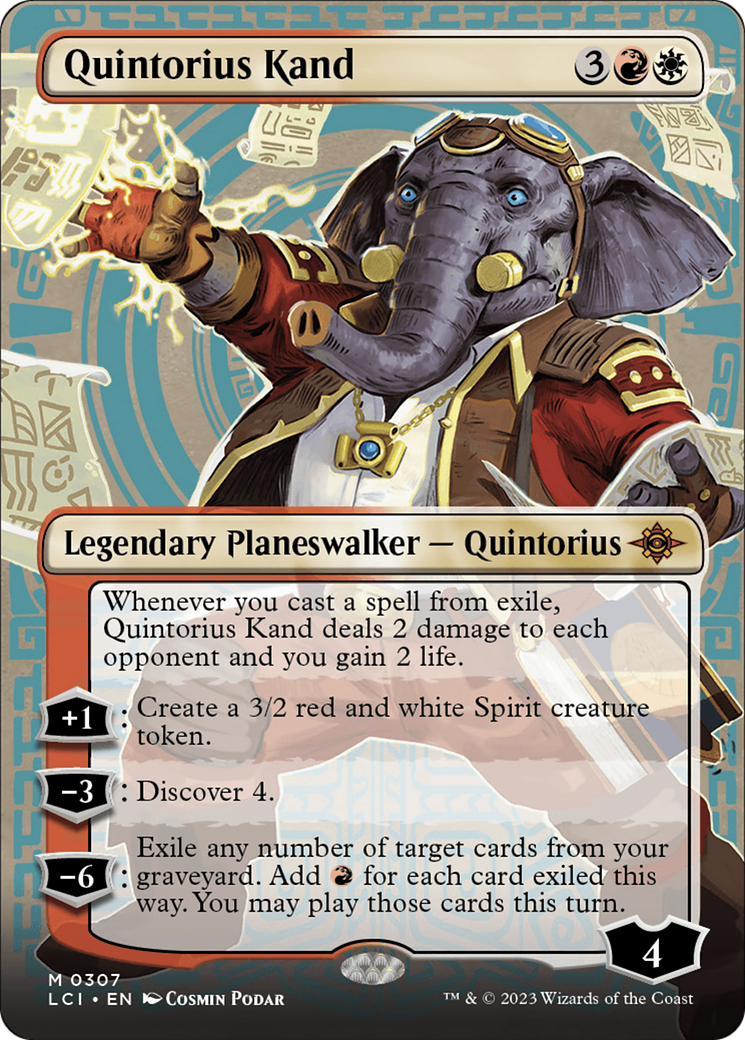 Quintorius Kand (LCI-307) [The Lost Caverns of Ixalan] (Borderless)