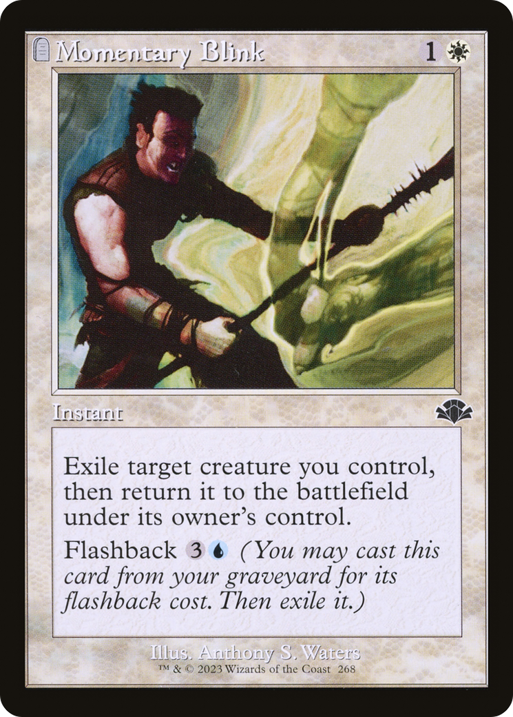 Momentary Blink (Retro Frame) (DMR-268) [Dominaria Remastered]