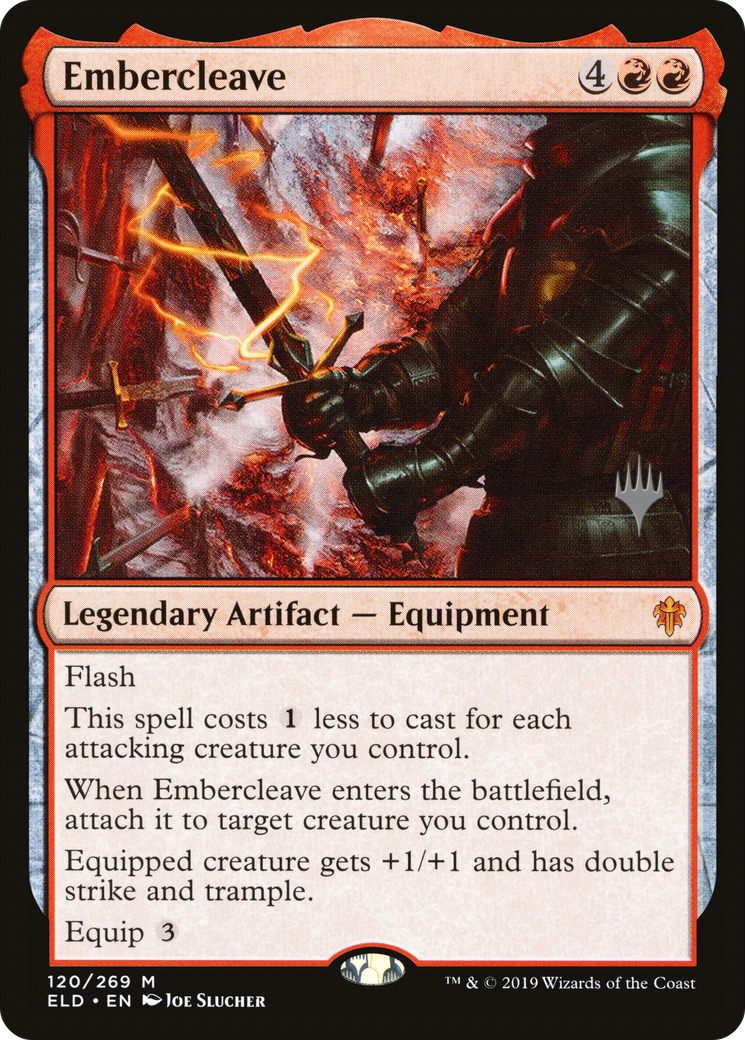 Embercleave (PPELD-120P) [Throne of Eldraine Promos]