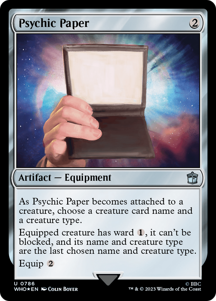 Psychic Paper (WHO-786) [Doctor Who] Foil
