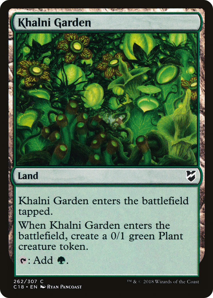Khalni Garden (C18-262) [Commander 2018]