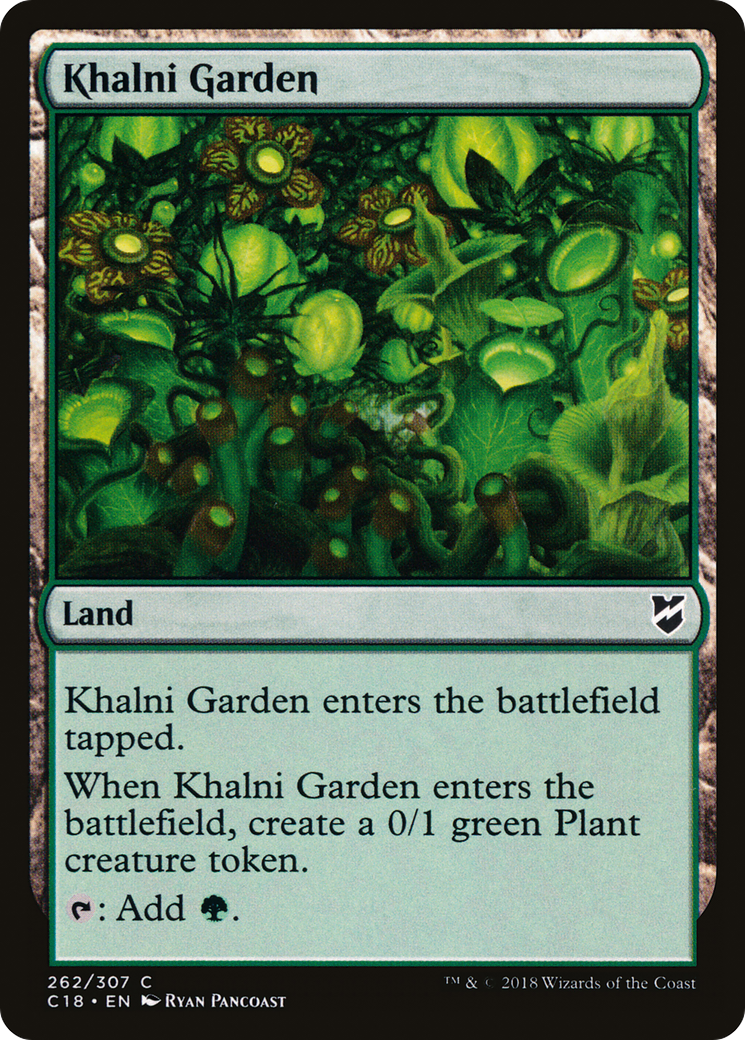 Khalni Garden (C18-262) [Commander 2018]