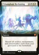 Triumphant Reckoning (CMR-628) [Commander Legends]: (Extended Art)
