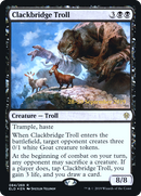 Clackbridge Troll (PRE-84S) [Throne of Eldraine Promos] Foil