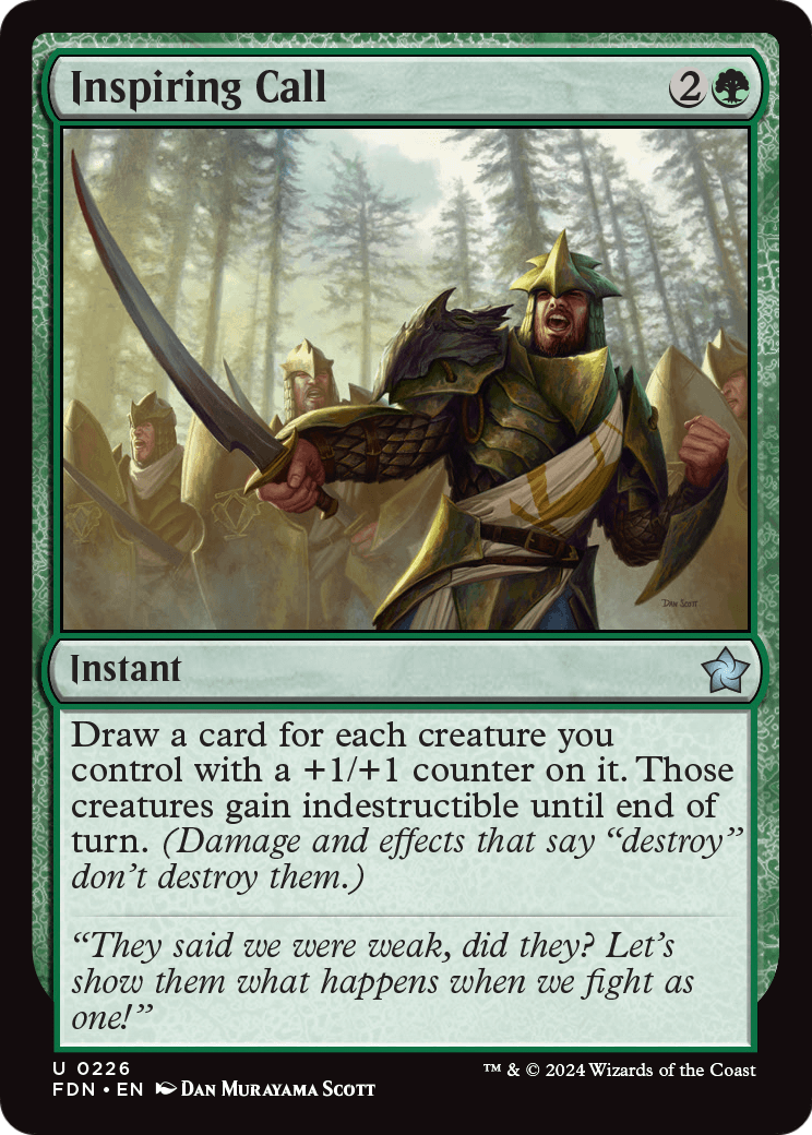 Inspiring Call (FDN-226) [Foundations]