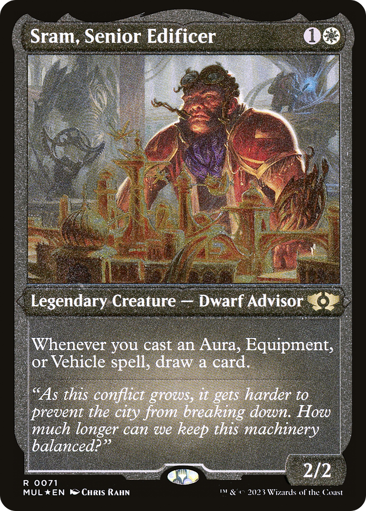 Sram, Senior Edificer (Foil Etched) (MUL-071) [Multiverse Legends] Foil