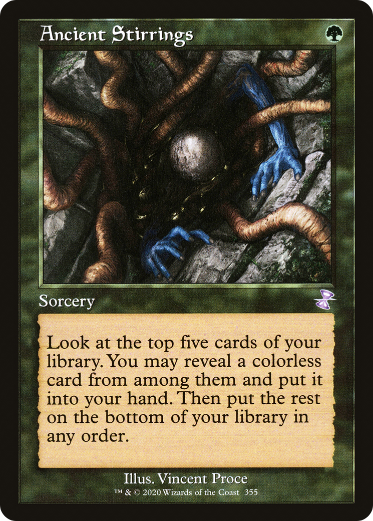 Ancient Stirrings (TSR-355) [Time Spiral Remastered] Foil