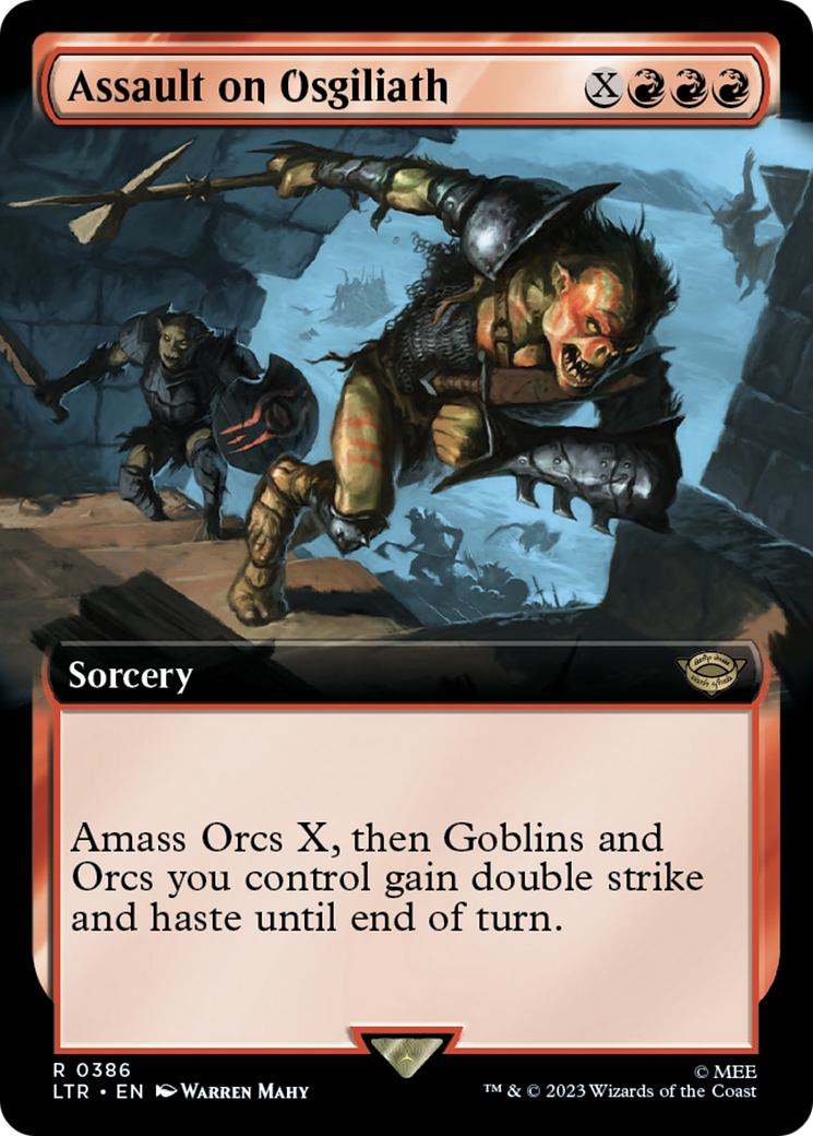 Assault on Osgiliath (Extended Art) (LTR-386) [The Lord of the Rings: Tales of Middle-earth]