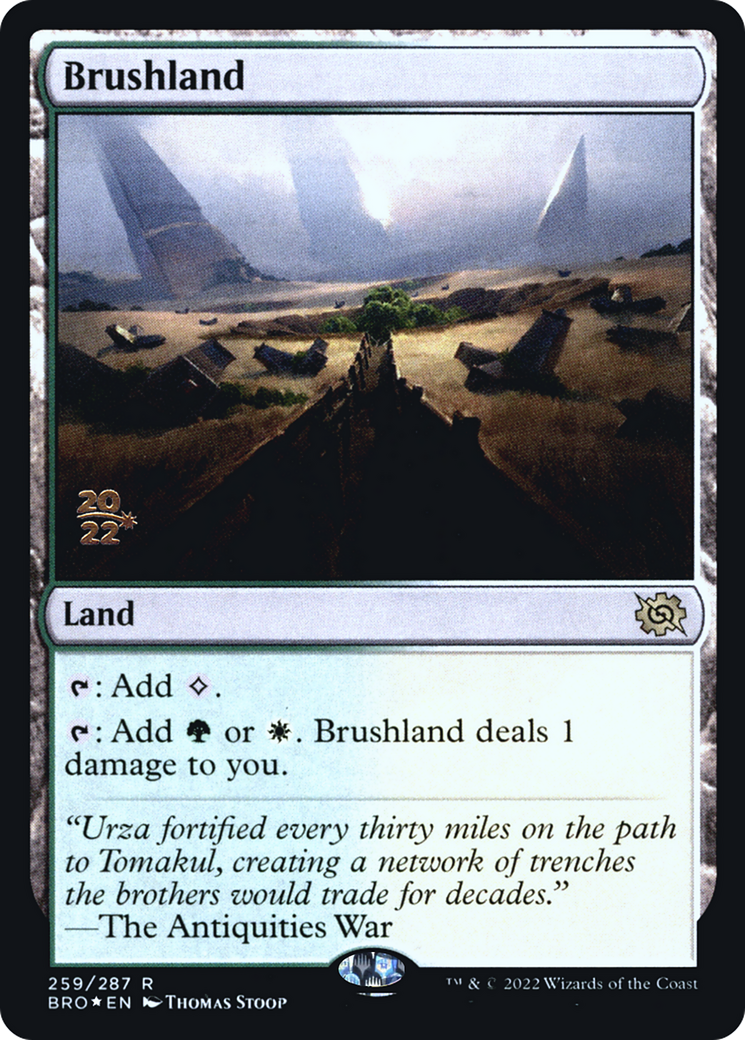 Brushland (PRE-259) [The Brothers' War Promos] Foil