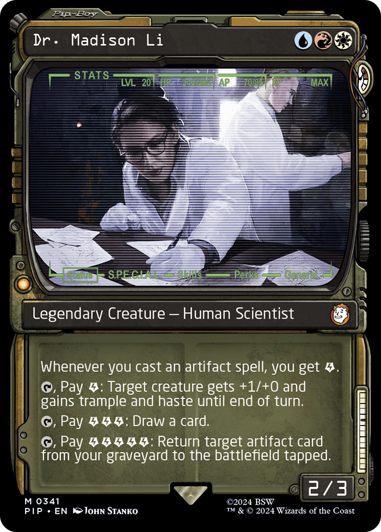 Dr. Madison Li (PIP-341) [Fallout]: (Showcase)