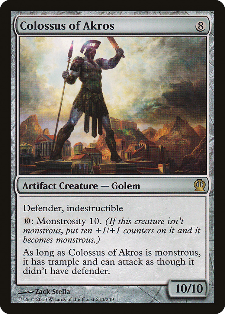 Colossus of Akros (THS-214) [Theros] Foil