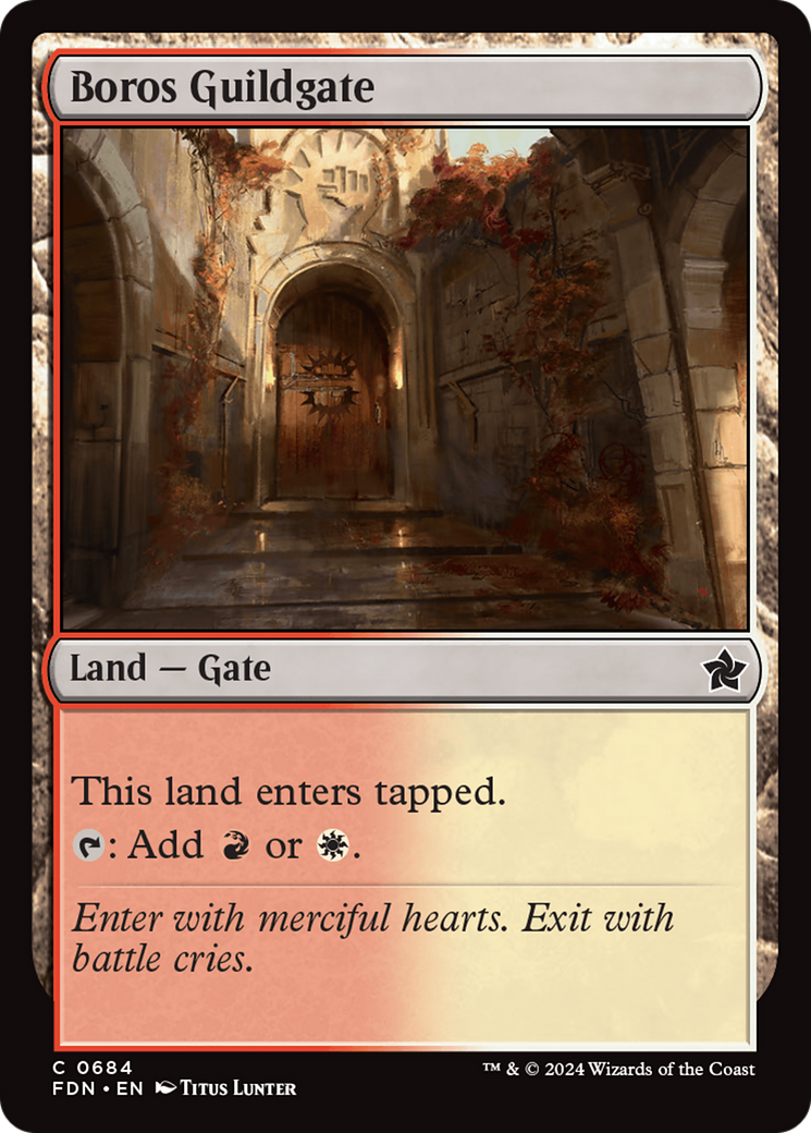 Boros Guildgate (FDN-684) [Foundations]