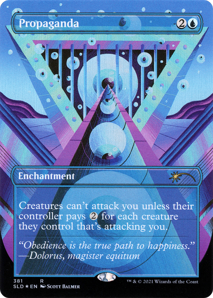 Propaganda (SLD-381) (Borderless) [Secret Lair Drop] Foil