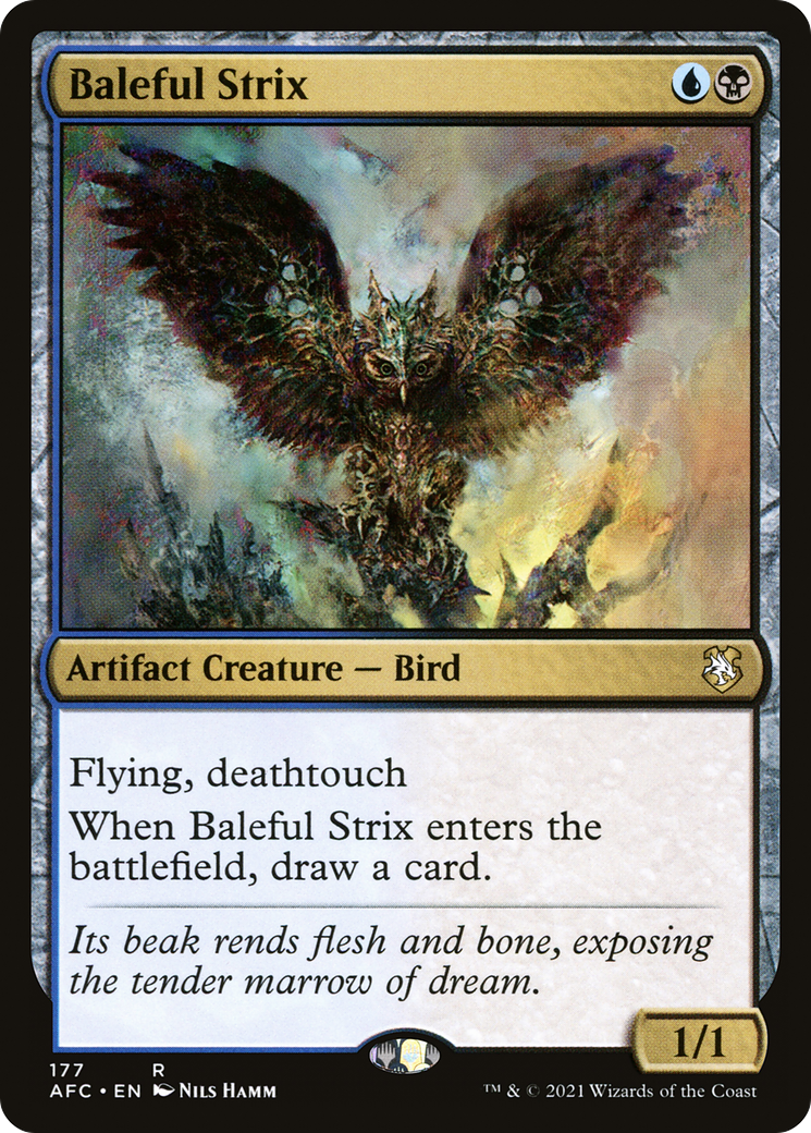 Baleful Strix (AFC-177) [Forgotten Realms Commander]