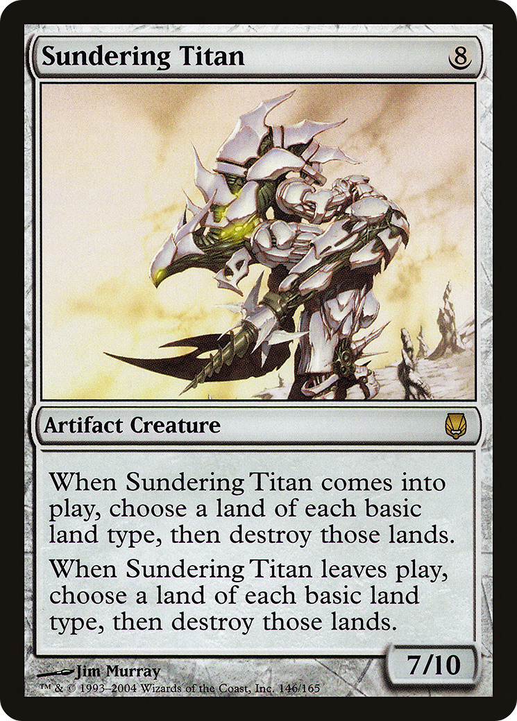 Sundering Titan (DST-146) [Darksteel] Foil