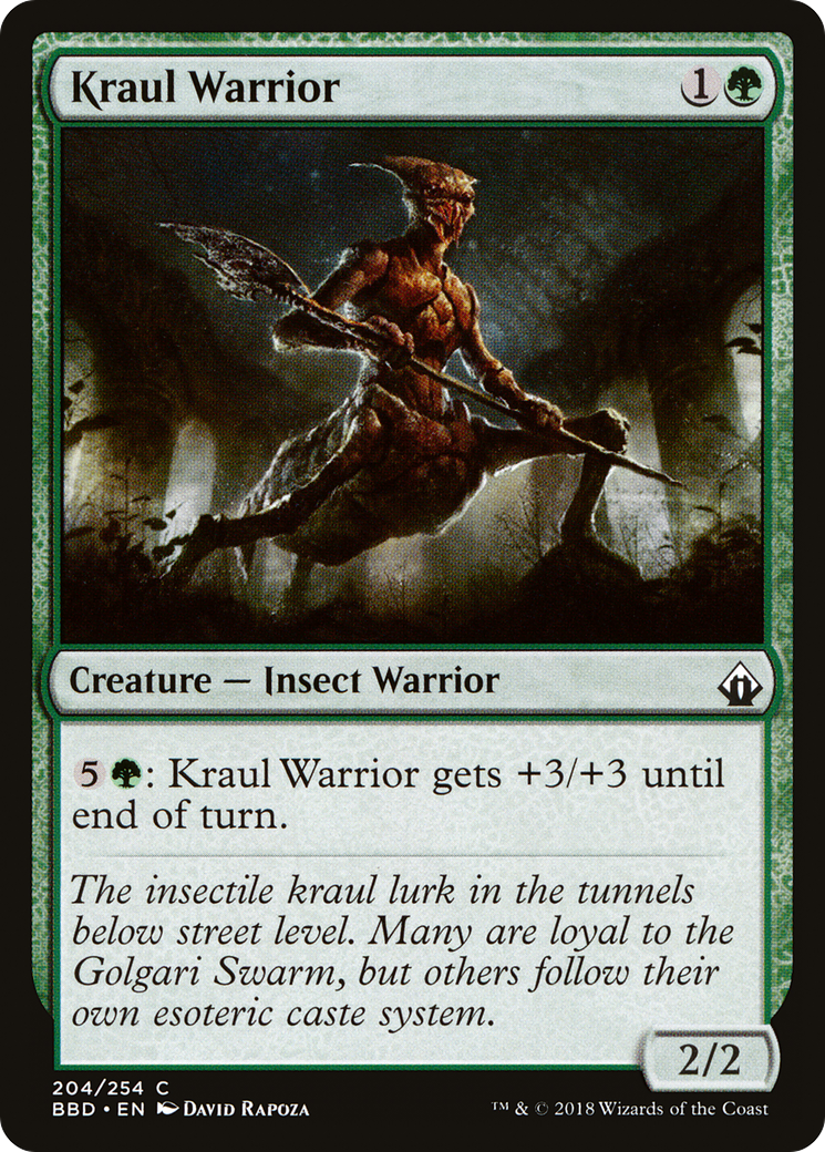 Kraul Warrior (BBD-204) [Battlebond]
