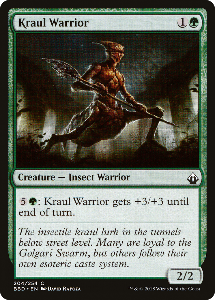 Kraul Warrior (BBD-204) [Battlebond] Foil