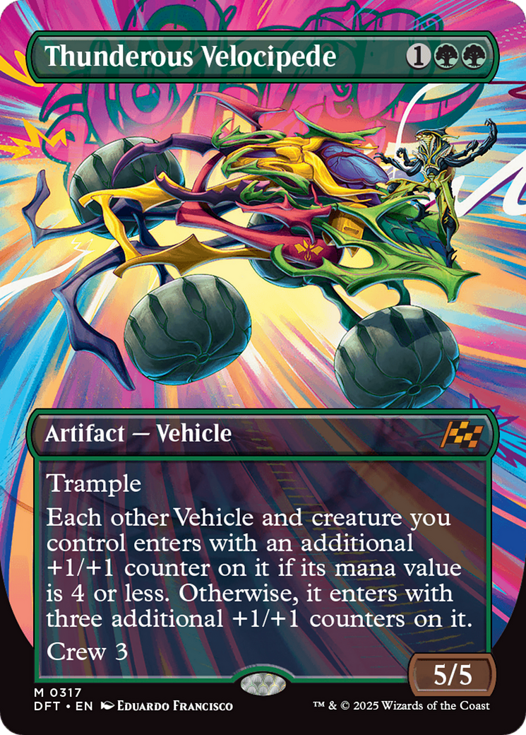 Thunderous Velocipede (DFT-317) [Aetherdrift] (Borderless)