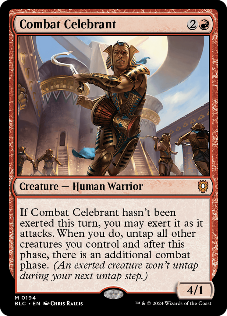Combat Celebrant (BLC-194) [Bloomburrow Commander]