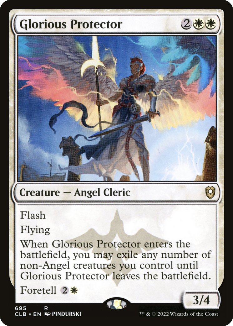 Glorious Protector (CLB-695) [Commander Legends: Battle for Baldur's Gate]