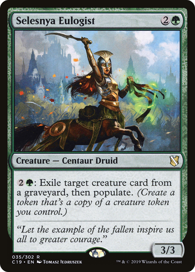 Selesnya Eulogist (C19-035) [Commander 2019]