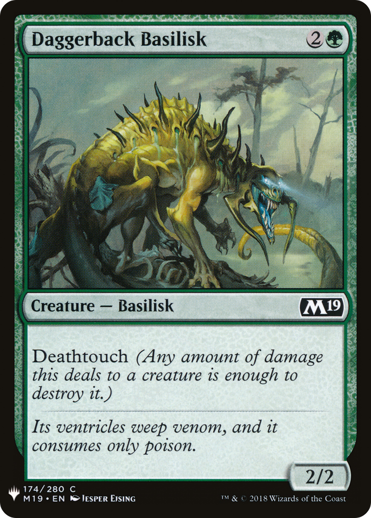 Daggerback Basilisk (LIST-M19-174) [The List]