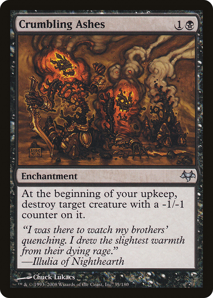 Crumbling Ashes (EVE-035) [Eventide] Foil