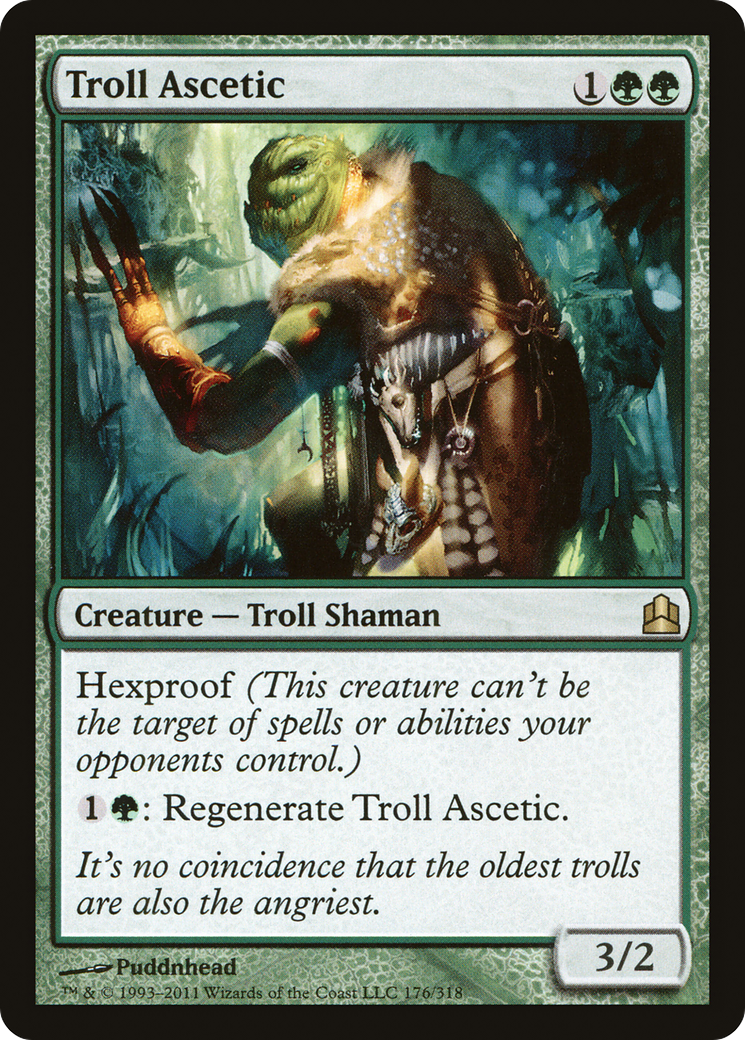 Troll Ascetic (CMD-176) [Commander 2011]