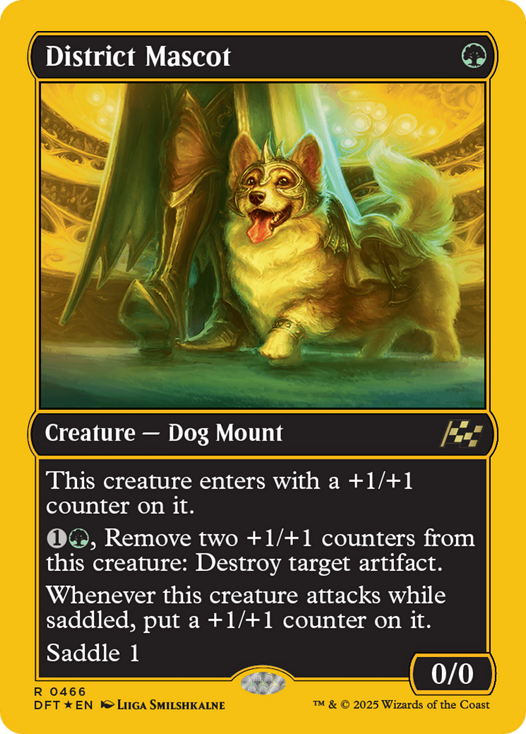 District Mascot (DFT-466) [Aetherdrift] Foil