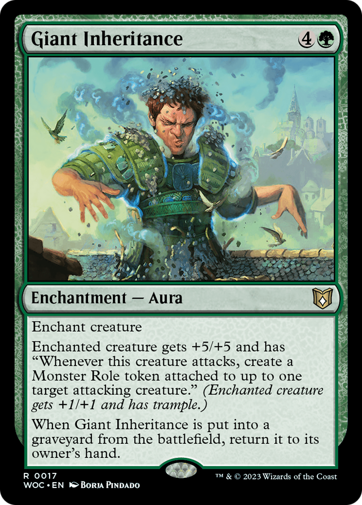 Giant Inheritance (WOC-017) [Wilds of Eldraine Commander]