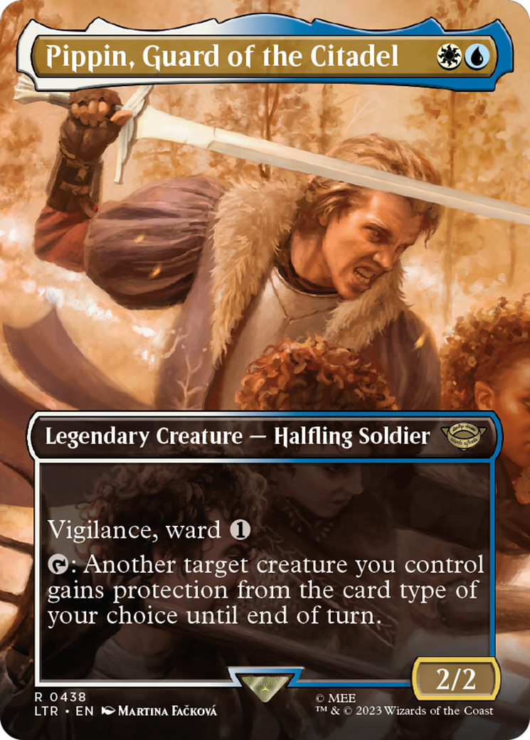 Pippin, Guard of the Citadel (LTR-438) [The Lord of the Rings: Tales of Middle-earth] (Borderless) Foil