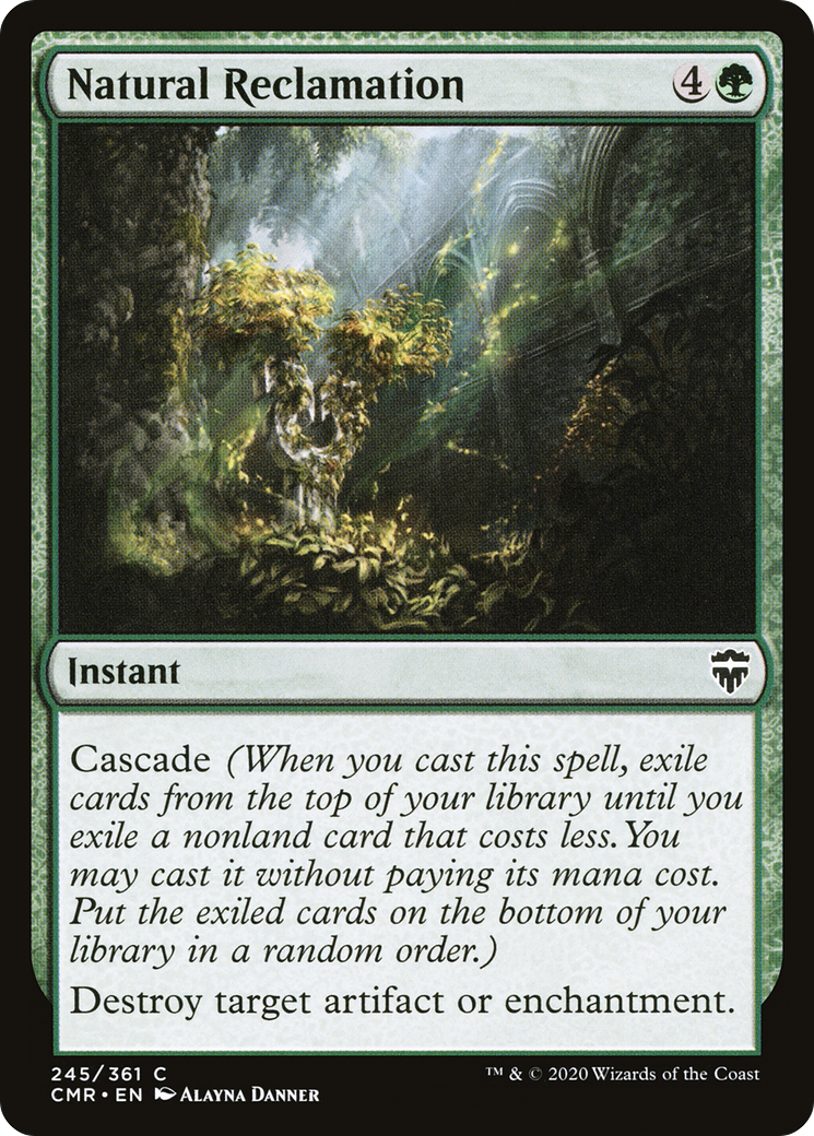 Natural Reclamation (CMR-245) [Commander Legends]