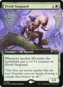 Elvish Vanguard (SLD-762) [Secret Lair Drop]: (Extended Art) Foil