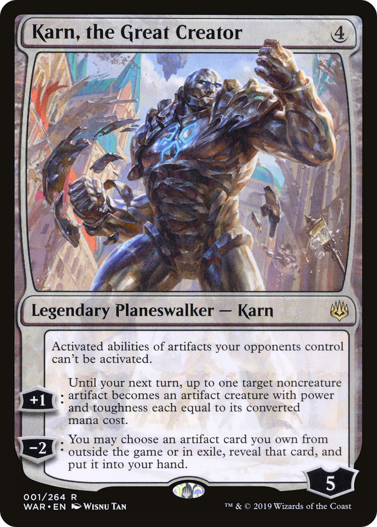 Karn, the Great Creator (WAR-001) [War of the Spark]
