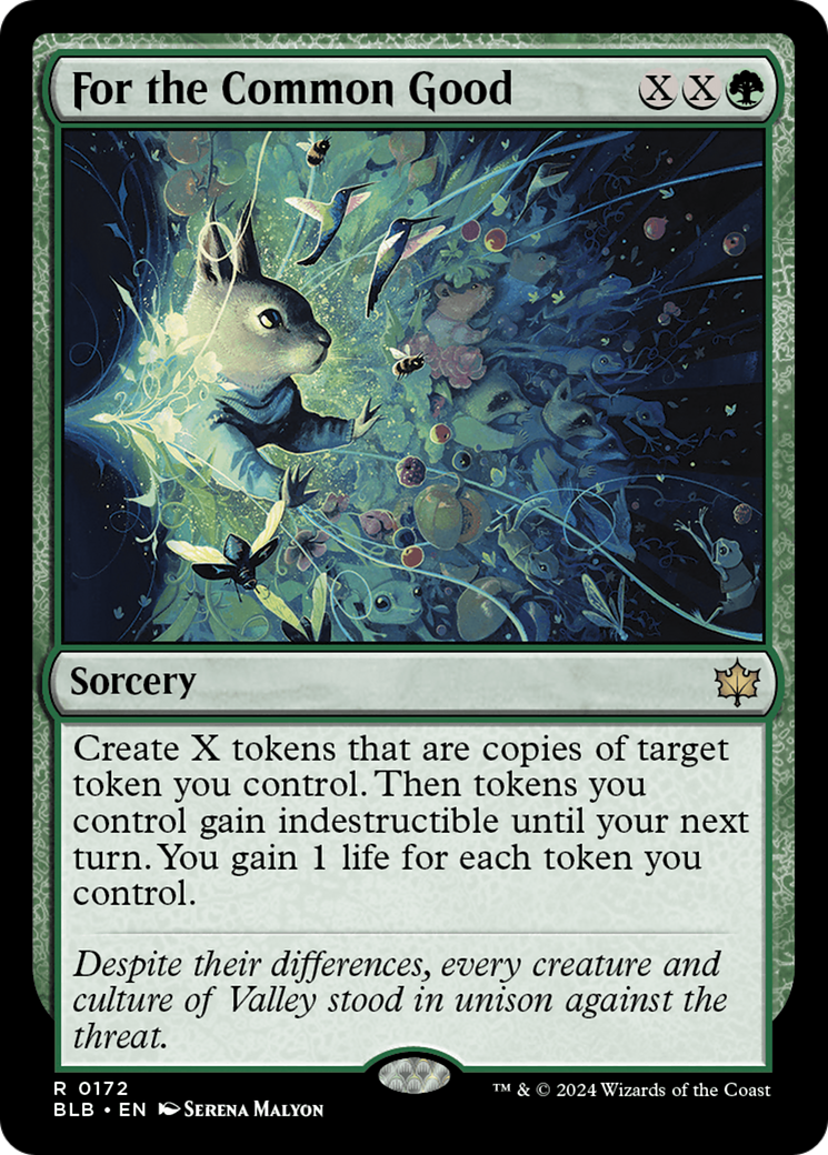 For the Common Good (BLB-172) [Bloomburrow] Foil