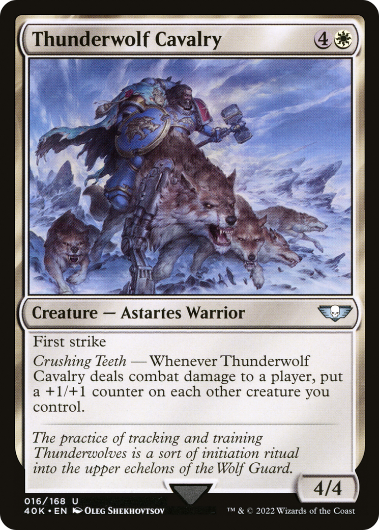 Thunderwolf Cavalry (40K-016) [Warhammer 40,000 Commander]