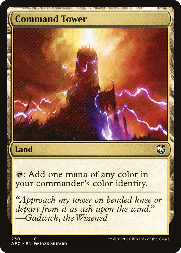 Command Tower (AFC-230) [Forgotten Realms Commander]